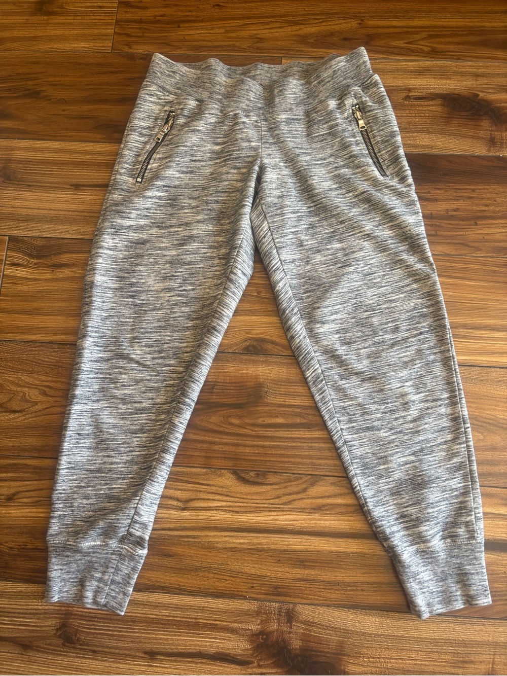 GAP women Gray Marled Jogger Sweatpants